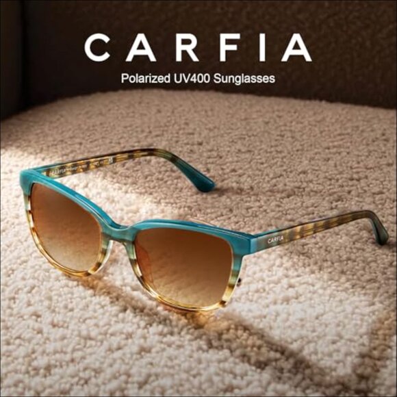 Acetate Polarized Sunglasses with UV Protection and Cat Eye Shape main image 4